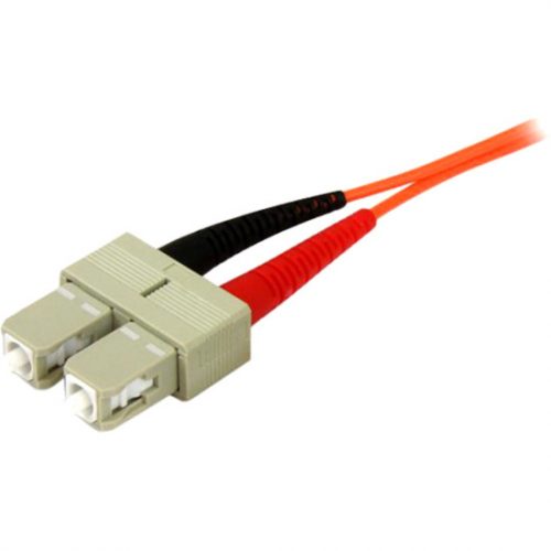 Startech 3m Fiber Optic CableMultimode Duplex 50/125OFNP PlenumSC/SCOM2SC to SC Fiber Patch Cable9.80 ft Fiber Optic Network Cable… 50FIBPSCSC3