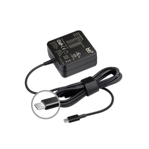 Battery Technology BTI AC AdapterCompatible OEM 40AWGC65WW 4XB0N10300 01FR025 GX20P92530 65WUSB-C-BTI