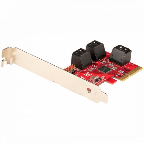 Startech SATA PCIe Card, 6 Port PCIe SATA Expansion Card, 6Gbps SATA Adapter, Stacked SATA Connectors, PCI Express to SATA ConverterSATA I… 6P6G-PCIE-SATA-CARD