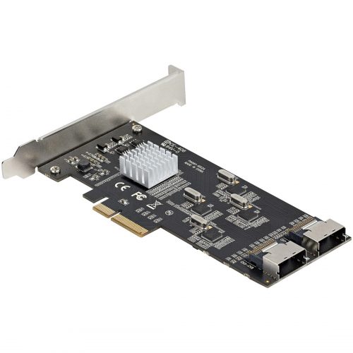 Startech .com 8 Port SATA PCIe Card, PCI Express 6Gbps SATA Expansion Card with 4 Controllers, PCI-e x4 Gen 2 to SATA III Adapter Car… 8P6G-PCIE-SATA-CARD