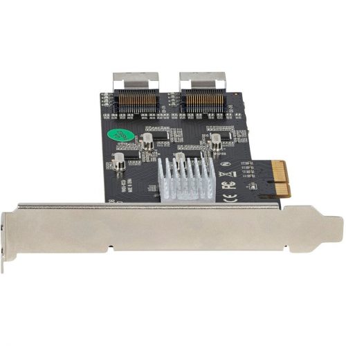 Startech .com 8 Port SATA PCIe Card, PCI Express 6Gbps SATA Expansion Card with 4 Controllers, PCI-e x4 Gen 2 to SATA III Adapter Car… 8P6G-PCIE-SATA-CARD