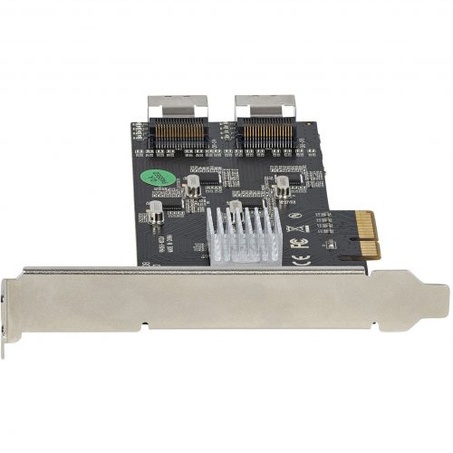 Startech .com 8 Port SATA PCIe Card, PCI Express 6Gbps SATA Expansion Card with 4 Controllers, PCI-e x4 Gen 2 to SATA III Adapter Car… 8P6G-PCIE-SATA-CARD