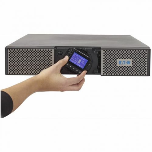 Eaton 9PX UPS, 2U, 1500 VA, 1350 W, 5-15P input, Outputs: (8) 5-15R, 120V, Network card2U Rack/Tower120 V AC Input120 V AC Output -… 9PX1500RTN