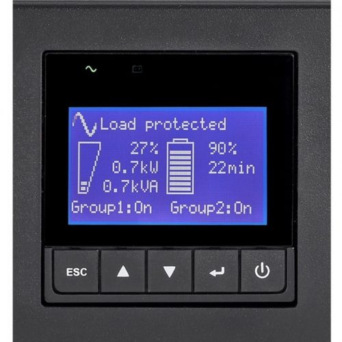 Eaton 9PX Lithium-Ion UPS 2000VA 1800W 120V 9PX On-Line Double-Conversion UPS7 Outlets, Network Card Option, USB, RS-232, 2U Rack/Tower -… 9PX2000RT-L