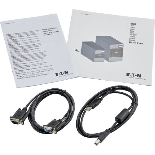 Eaton 9SX 1000VA 900W 120V Online Double-Conversion UPS6 NEMA 5-15R Outlets- Cybersecure Network Card Option- Extended Run- TowerTower6… 9SX1000