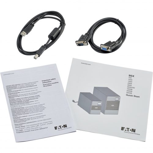 Eaton 9SX 1000VA 900W 120V Online Double-Conversion UPS6 NEMA 5-15R Outlets- Cybersecure Network Card Option- Extended Run- TowerTower6… 9SX1000