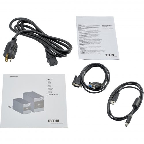 Eaton 9SX 3000VA 2700W 120V Online Double-Conversion UPS4 NEMA 5-20R- 1 L5-30R Outlets- Cybersecure Network Card Option- Extended Run- Tower… 9SX3000