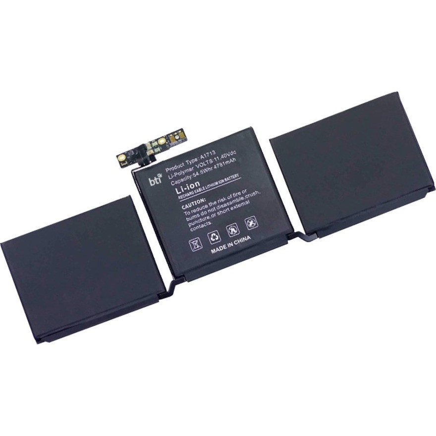 Battery Technology BTI For Notebook Rechargeable4781 mAh11.40 V A1713-BTI