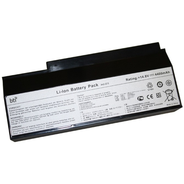 Battery Technology BTI For Notebook Rechargeable4400 mAh14.40 V A42-G73-BTI