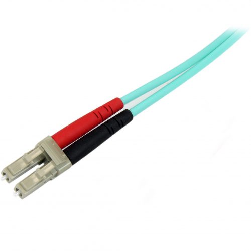 Startech .com 10m Fiber Optic Cable10 Gb AquaMultimode Duplex 50/125LSZHLC/LCOM3LC to LC Fiber Patch CableDeliver fast,… A50FBLCLC10