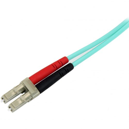Startech .com 5m Fiber Optic Cable10 Gb AquaMultimode Duplex 50/125LSZHLC/SCOM3LC to SC Fiber Patch CableDeliver fast, re… A50FBLCSC5
