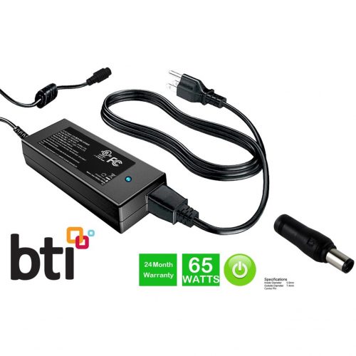 Battery Technology BTI AC AdapterOEM Compatible 8RFW6 450-19034 450-18173 V83JC 450-15026 450-18143 HA65NS5-00 A065R039L 09RN2C 332-1831 AC-1965125