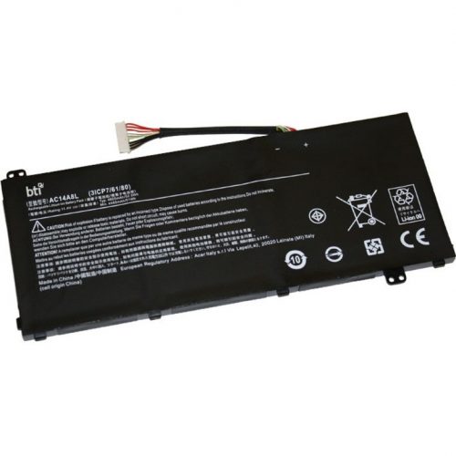 Battery Technology BTI Compatible Model ASPIRE VN7-591G ASPIRE VN7-791 ASPIRE VN7-791G ASPIRE VN7-571 ASPIRE VN7-591 ASPIRE VN7-571 ASPIRE VN7-591 AS… AC14A8L-BTI