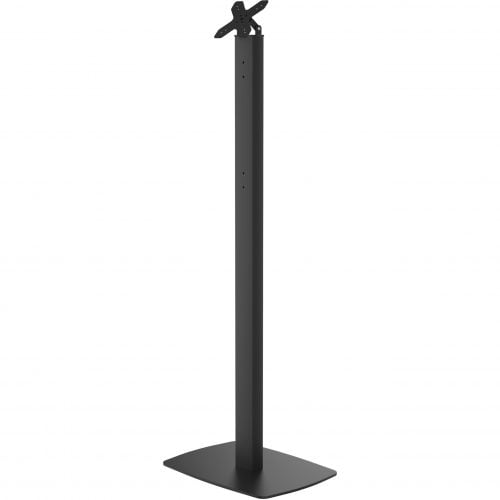 Cta Digital Accessories Premium Thin Profile Floor stand with VESA plate and Base (Black)Floor StandMetal, Powder Coated SteelBlack ADD-CHKB