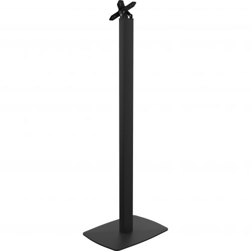 Cta Digital Accessories Premium Thin Profile Floor stand with VESA plate and Base (Black)Floor StandMetal, Powder Coated SteelBlack ADD-CHKB