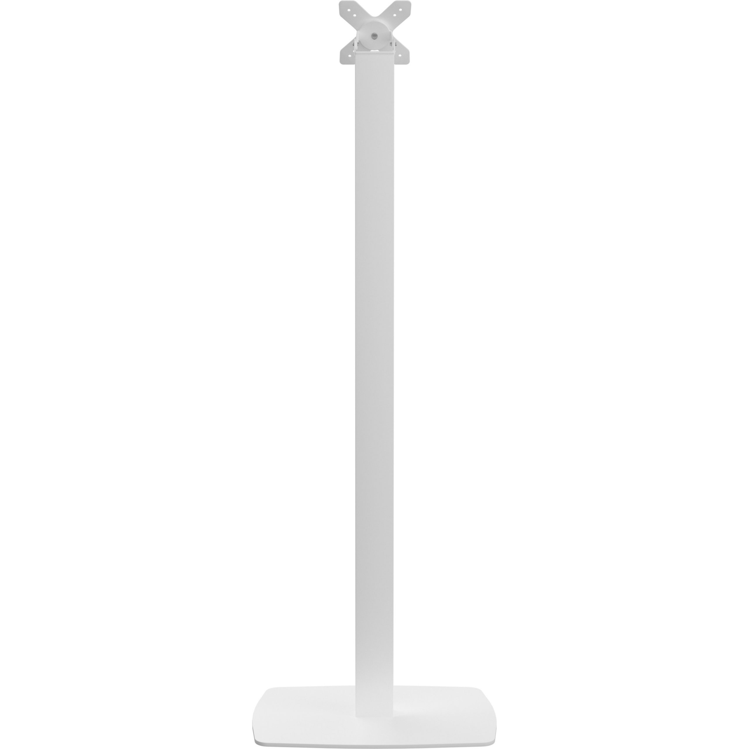 Cta Digital Accessories Premium Thin Profile Floor stand with VESA plate and Base (White)Floor StandMetal, Powder Coated SteelWhite ADD-CHKW