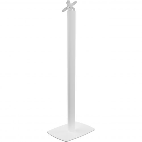 Cta Digital Accessories Premium Thin Profile Floor stand with VESA plate and Base (White)Floor StandMetal, Powder Coated SteelWhite ADD-CHKW