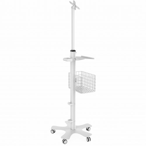 Cta Digital Accessories Medical Floor Stand with VESA Plate21 lb Load Capacity53.9″ Height x 18.4″ Width x 18.7″ DepthFloorMetal ADD-MFS