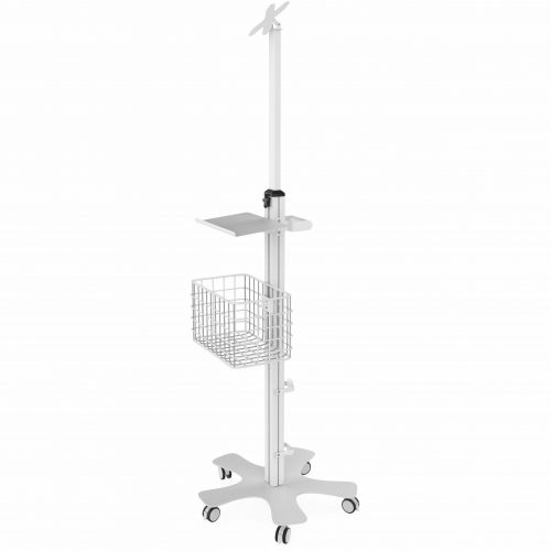 Cta Digital Accessories Medical Floor Stand with VESA Plate21 lb Load Capacity53.9″ Height x 18.4″ Width x 18.7″ DepthFloorMetal ADD-MFS