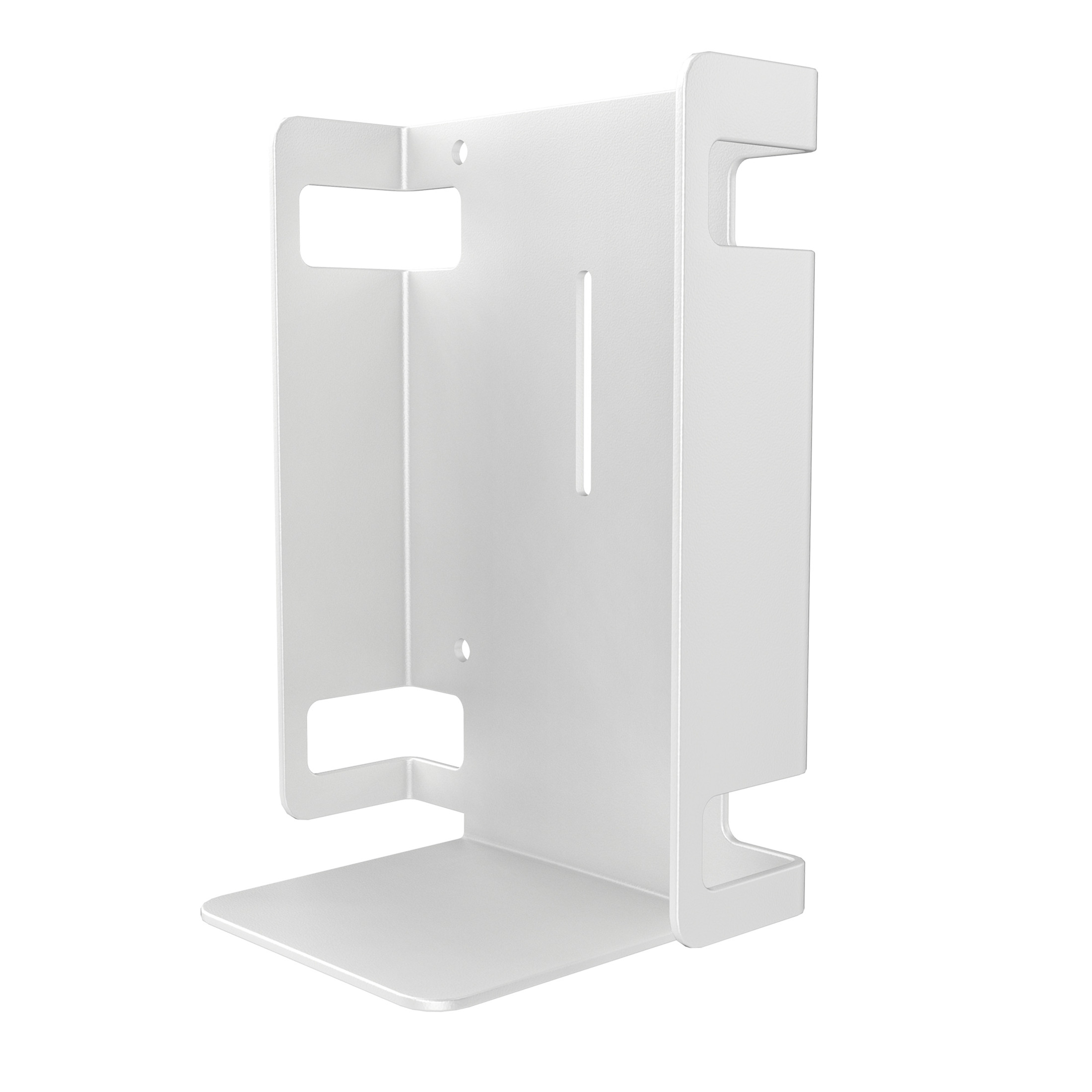Cta Digital Accessories Metal Sanitizer Bottle Holder for Mobile Floor Stands (White)1.6″ x 2.2″ x 4.3″ xMetal1White ADD-SBMW