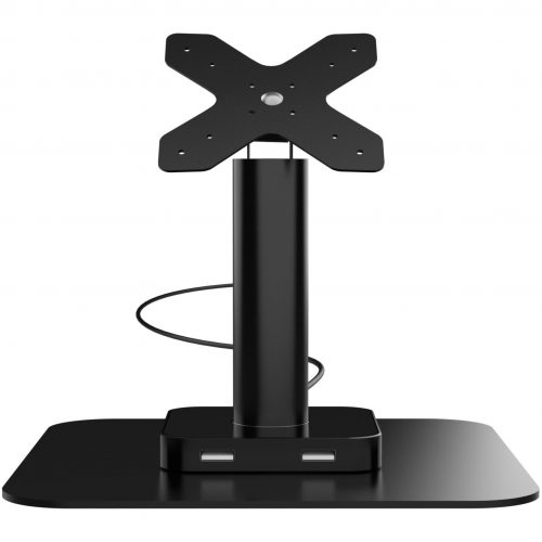 Cta Digital Accessories Desk Mount for Speaker, Smartphone, EnclosureBlack75 x 75, 100 x 100 VESA Standard ADD-USBPOSB