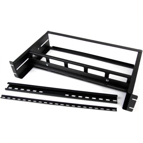 Startech .com Rackmount DIN Rail Kit with Top Hat/Mini/G RailsEasily mount any DIN Rail equipment in a standard 19″ rackrack Din raild… ADJDINKIT