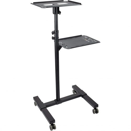 Startech .com Mobile Projector and Laptop Stand/Cart, Heavy Duty Portable Projector Stand/Presentation Cart (22lb/shelf), Height Adjustable -… ADJPROJCART