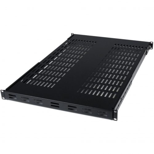 Startech .com 1U Adjustable Mounting Depth Vented Rack Mount Shelf175lbs / 80kgAdd a sturdy adjustable mount depth shelf into almost any s… ADJSHELF
