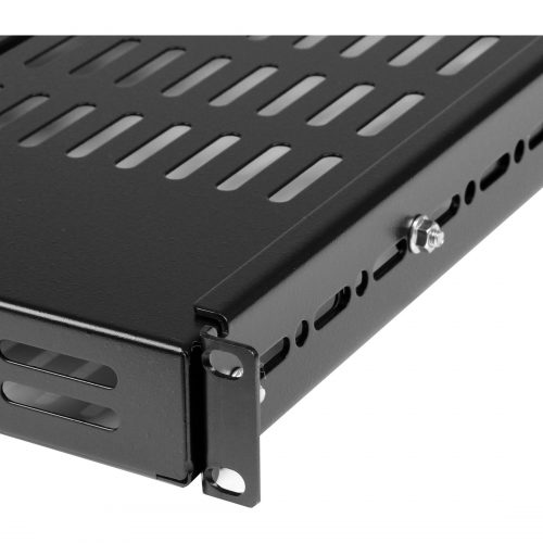 Startech .com 1U Adjustable Mounting Depth Vented Rack Mount Shelf175lbs / 80kgAdd a sturdy adjustable mount depth shelf into almost any s… ADJSHELF