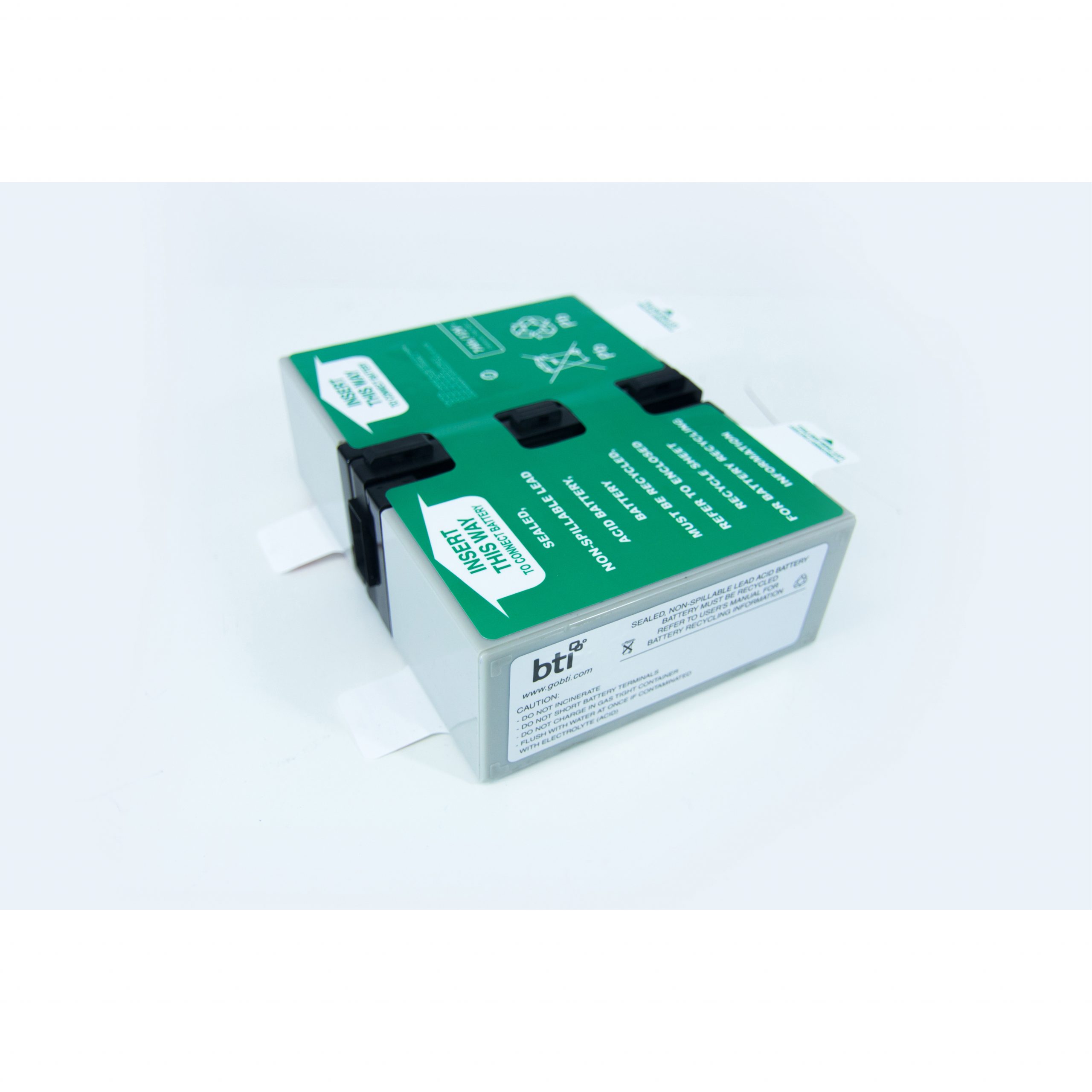 Battery Technology BTI Replacement  RBC123 for APCUPS Lead AcidCompatible with APC UPS SMT750RM2UC SMT750RM2UNC SMT750R2X122 BX1350… APCRBC123-SLA123