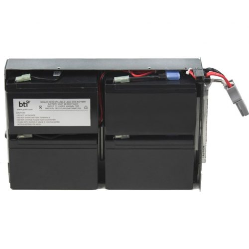 Battery Technology BTI Replacement  RBC132 for APCUPS Lead AcidCompatible with APC SMT1000RMI2U UPS APCRBC132-SLA132