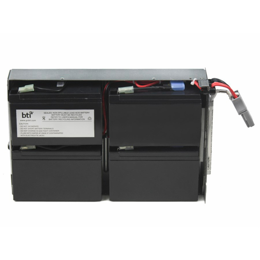 Battery Technology BTI Replacement  RBC132 for APCUPS Lead AcidCompatible with APC SMT1000RMI2U UPS APCRBC132-SLA132