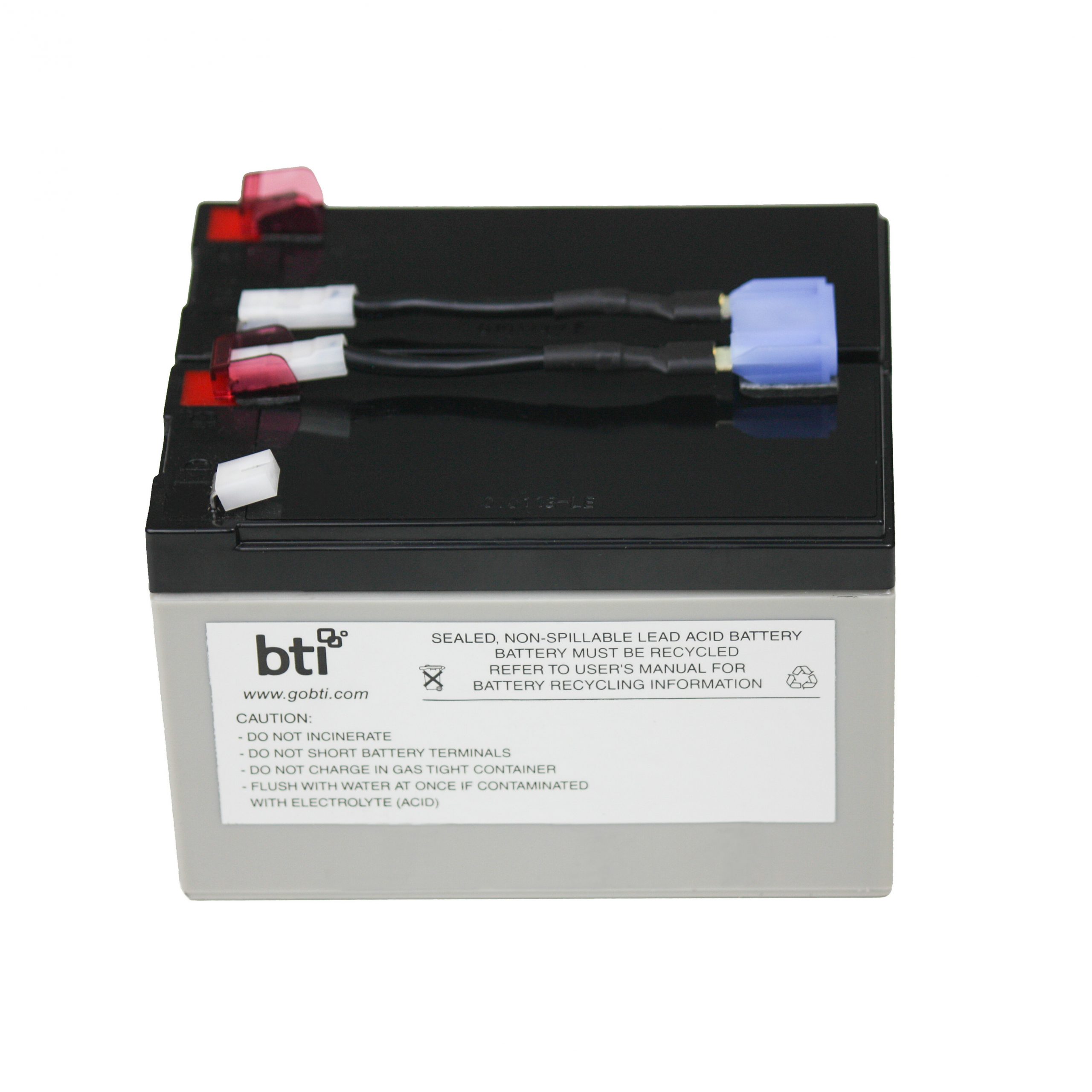 Battery Technology BTI UPS  Pack12 V DCLead AcidSpill Proof APCRBC142-SLA142