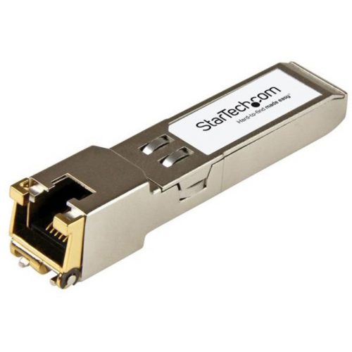 Startech .com Arista Networks AR-SFP-10G-T Compatible SFP+ Module10GBASE-T10GE SFP+ SFP+ to RJ45 Cat6/Cat5e Transceiver30mAri… AR-SFP-10G-T-ST