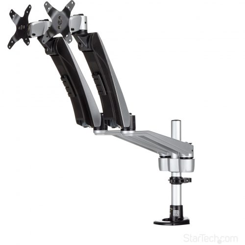 Startech .com Desk Mount Dual Monitor ArmFull MotionPremium Dual Monitor Stand for up to 30″ VESA Mount MonitorsTool-less AssemblyS… ARMDUAL30