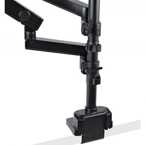 Startech .com Desk Mount Dual Monitor Arm, Height Adjustable Full Motion Monitor Mount for 2x VESA Displays up to 32″/17lb, Stackable Arms -… ARMDUALPIVOT