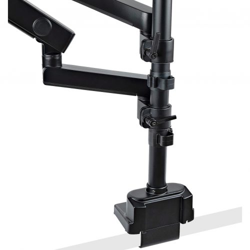 Startech .com Desk Mount Dual Monitor Arm, Height Adjustable Full Motion Monitor Mount for 2x VESA Displays up to 32″/17lb, Stackable Arms -… ARMDUALPIVOT