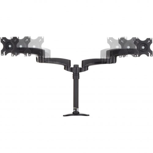 Startech .com Desk Mount Dual Monitor ArmDual Articulating Monitor ArmHeight Adjustable Monitor MountFor VESA Monitors up to 24″Mount… ARMDUAL
