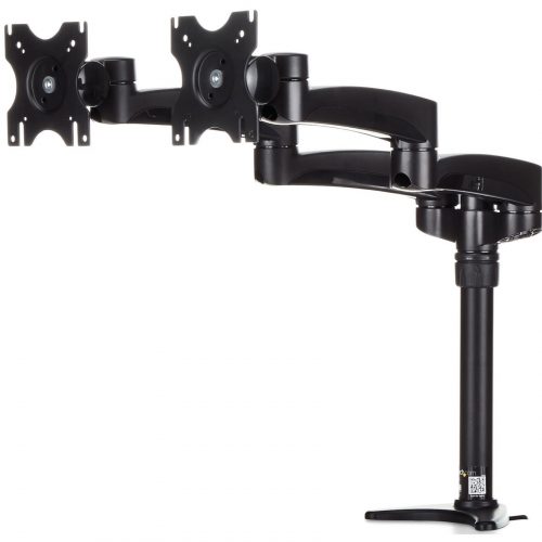 Startech .com Desk Mount Dual Monitor ArmDual Articulating Monitor ArmHeight Adjustable Monitor MountFor VESA Monitors up to 24″Mount… ARMDUAL