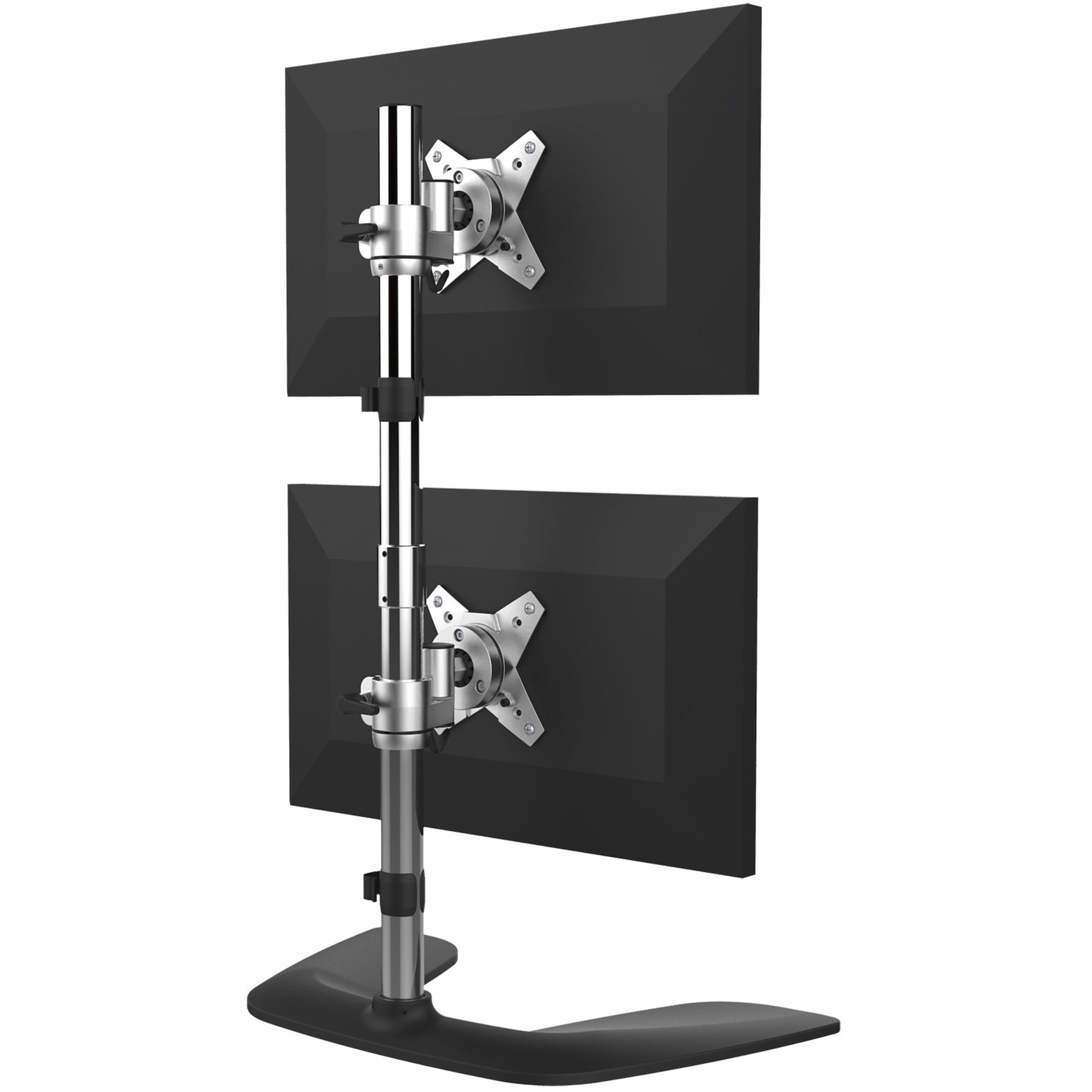 Startech .com Vertical Dual Monitor StandFree Standing Height Adjustable Stacked Desktop Monitor Stand up to 27 inch VESA Mount DisplaysVE… ARMDUOVS