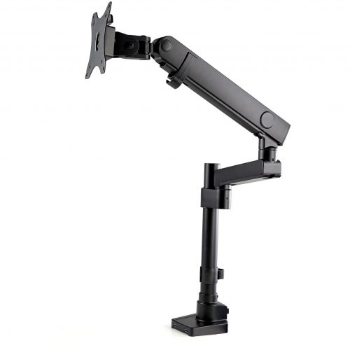 Startech .com Desk Mount Monitor Arm with 2x USB 3.0 portsFull Motion Single Monitor Pole Mount up to 8kg VESA DisplayC-Clamp/Grommet… ARMPIVOT2USB3