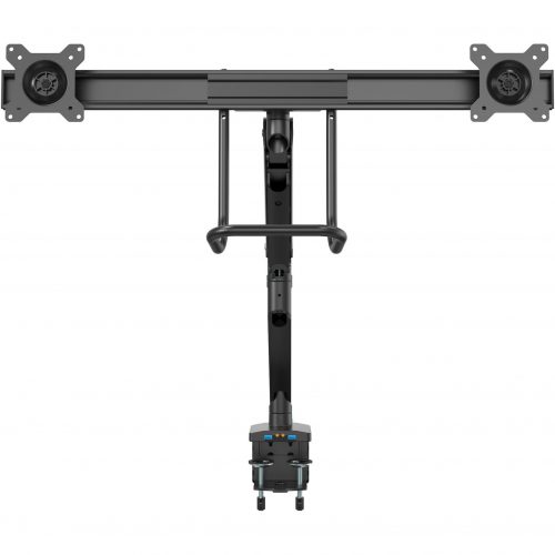 Startech .com Desk Mount Dual Monitor Arm with USB & AudioSlim Full Motion Dual Monitor VESA Mount up to 32″ DisplaysC-Clamp/Gromm… ARMSLIMDUAL2USB3