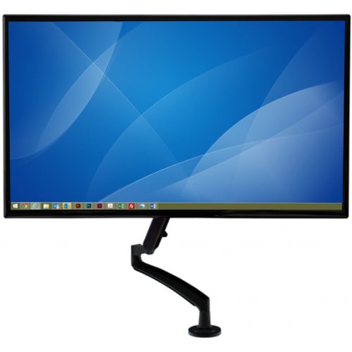 Startech .com Desk Mount Monitor ArmSlim ProfileSupports VESA Mount Monitors up to 34″Adjustable Single Monitor MountSteelMount yo… ARMSLIM