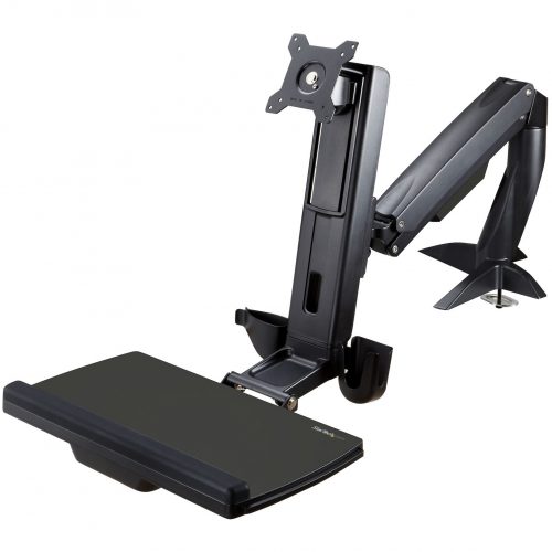 Startech .com Sit Stand Monitor ArmDesk Mount Sit-Stand Workstation up to 34 inch VESA DisplayStanding Desk ConverterKeyboard TrayD… ARMSTSCP1