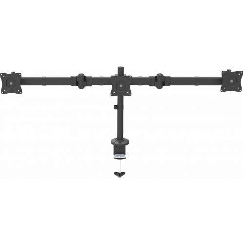 Startech .com Desk Mount Triple Monitor Arm3 VESA 27″ DisplaysErgonomic Height Adjustable Articulating Pole MountClamp/GrommetVESA 75… ARMTRIO