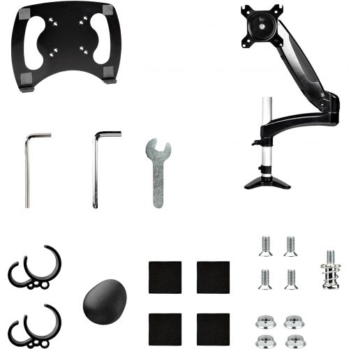 Startech .com Desk Mount Laptop Arm, Full Motion Articulating Arm/Stand for Laptop or 34 inch Monitor, VESA Mount Laptop Tray, AdjustableDes… ARMUNONB1