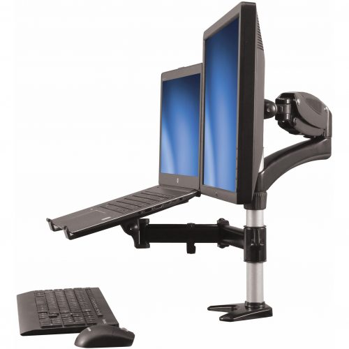 Startech .com Laptop Monitor StandComputer Monitor StandFull Motion ArticulatingVESA Mount Monitor Desk MountRaise your laptop & mon… ARMUNONB