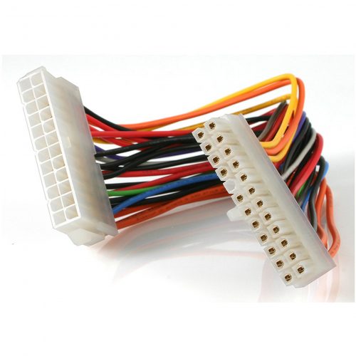 Startech .com Power extension cable24 pin ATX (M)24 pin ATX (F)20 cm8″ Cord Length ATX24POWEXT