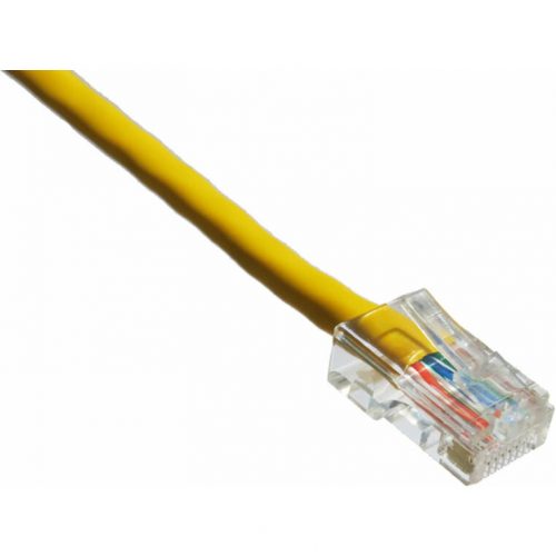 Axiom Memory Solutions 1FT CAT5E 350mhz Patch Cable Non-Booted (Yellow)TAA Compliant1 ft Category 5e Network Cable for Network DeviceFirst End: 1 x RJ-… AXG94150