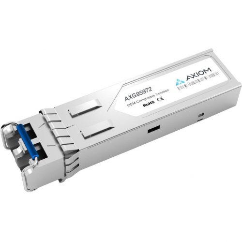 Axiom Memory Solutions 10GBASE-BX40-D SFP+ Transceiver for CiscoSFP-10G-BX40D-I(Downstream) TAA CompFor Optical Network, Data Networking1 x 10GBase-BX4… AXG95972